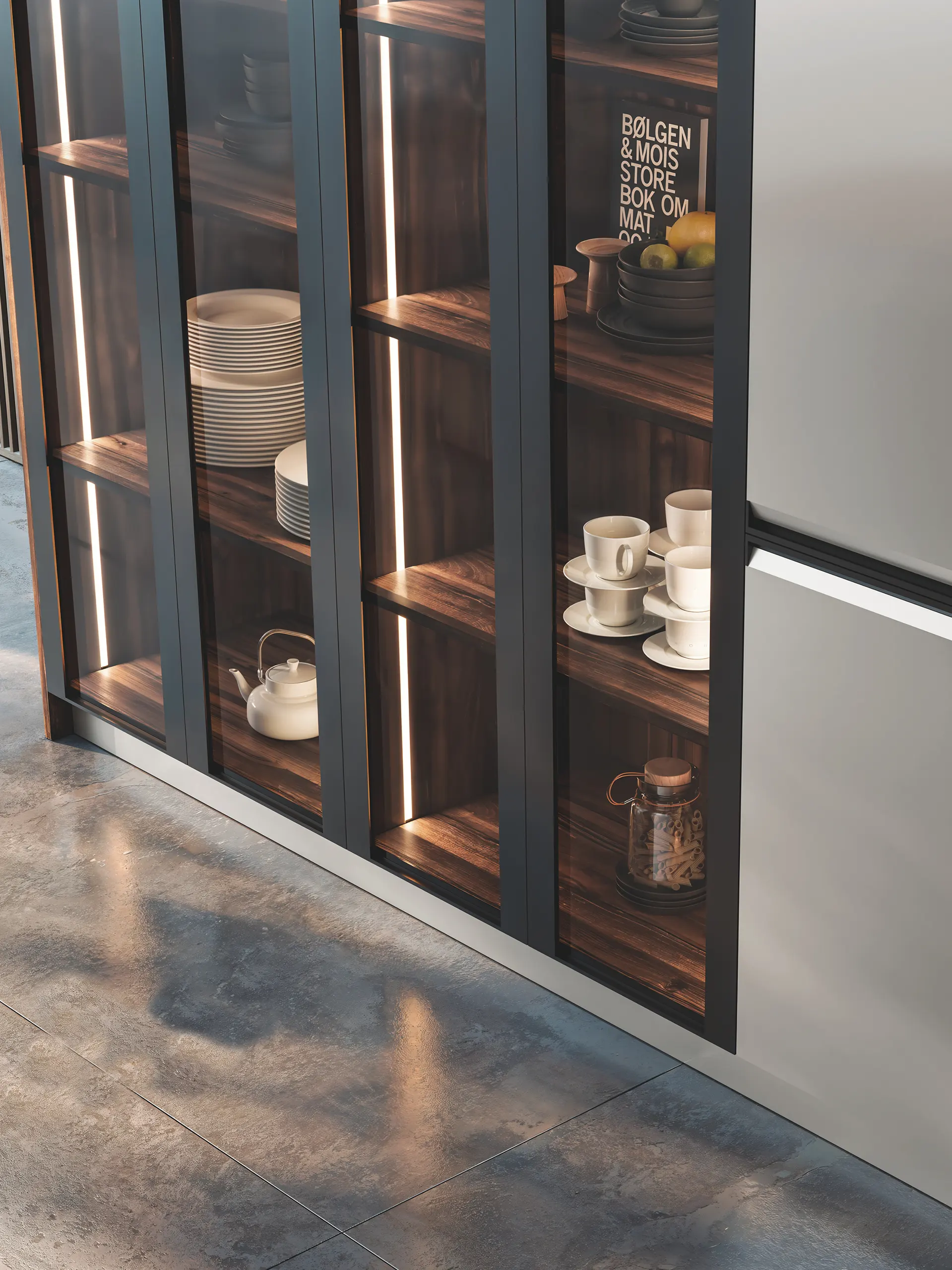 Divitra Estudio - Vitrinas con Iluminación Led